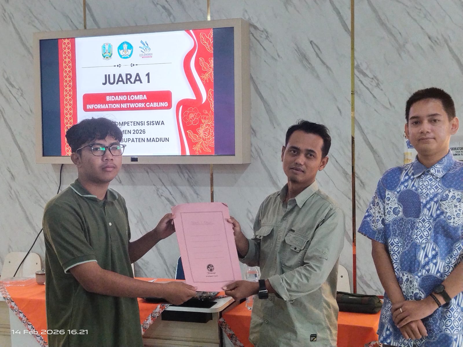 Dominasi SMKN 1 Jiwan: Adit Irwanto Segel Juara 1 LKS Tingkat Kabupaten Madiun 2026